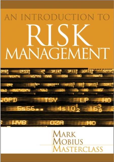 Risk Management : An Introduction to the Core Concepts, Hardback Book