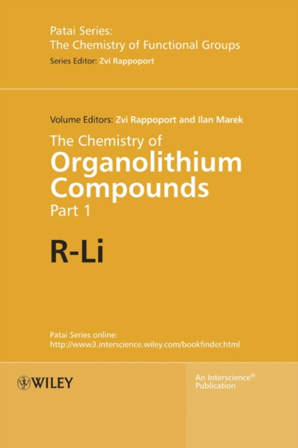 The Chemistry of Organolithium Compounds, 2 Volume Set, Hardback Book
