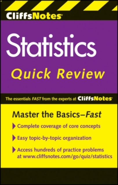 CliffsNotes Statistics Quick Review: 2nd Edition, Paperback / softback Book