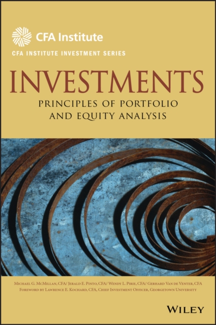 Investments : Principles of Portfolio and Equity Analysis, Hardback Book