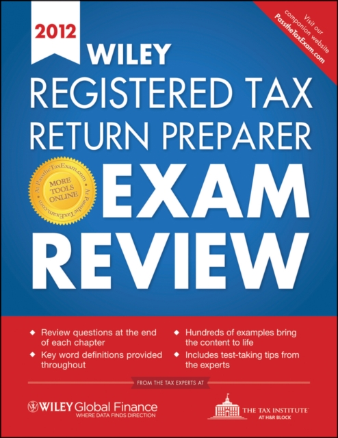 Wiley Registered Tax Return Preparer Exam Review 2012, PDF eBook
