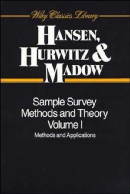 Sample Survey Methods and Theory, 2 Volume Set, Paperback / softback Book