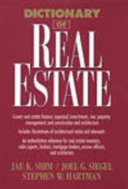 Dictionary of Real Estate, Hardback Book