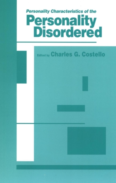 Personality Characteristics of the Personality Disordered, Hardback Book