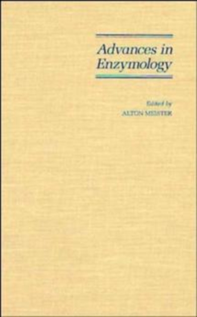 Advances in Enzymology and Related Areas of Molecular Biology, Volume 69, Hardback Book