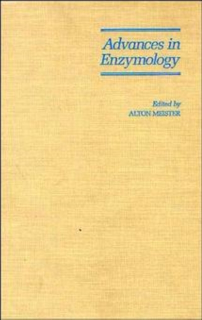 Advances in Enzymology and Related Areas of Molecular Biology, Volume 70, Hardback Book