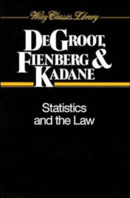Statistics and the Law, Paperback / softback Book