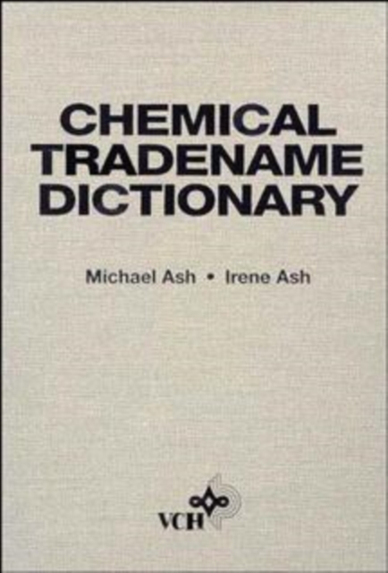 Chemical Tradename Dictionary, Hardback Book