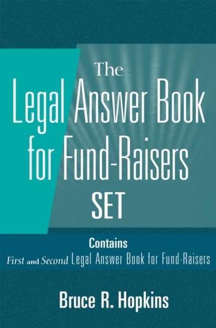 Legal Answer Book for Fund-Raisers Set, Set Contains: First and Second Legal Answer Books for Fund-Raisers , Paperback / softback Book