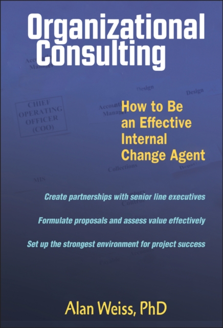 Organizational Consulting : How to Be an Effective Internal Change Agent, Hardback Book
