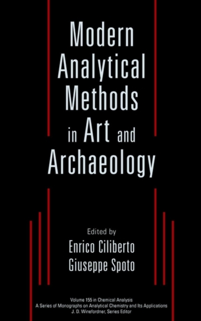 Modern Analytical Methods in Art and Archeology, Hardback Book