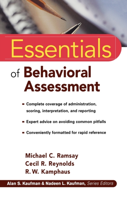 Essentials of Behavioral Assessment, Paperback / softback Book