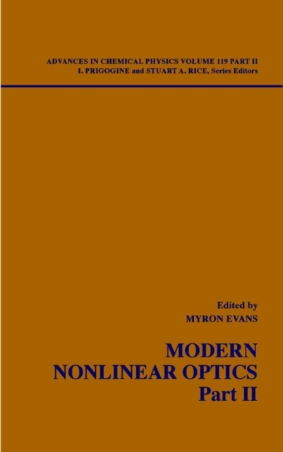 Modern Nonlinear Optics, Volume 119, Part 2, Hardback Book
