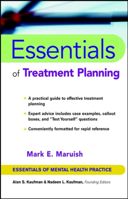 Essentials of Treatment Planning, Paperback / softback Book