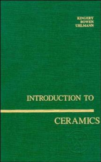 Introduction to Ceramics, Hardback Book