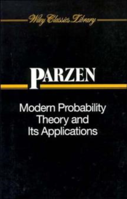 Modern Probability Theory and Its Applications, Paperback / softback Book