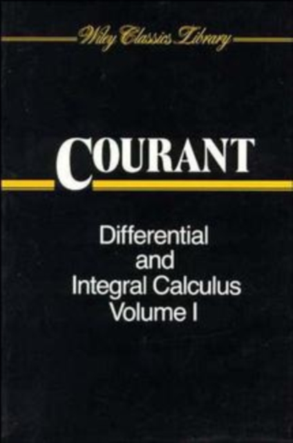 Differential and Integral Calculus, Volume 1, Paperback / softback Book