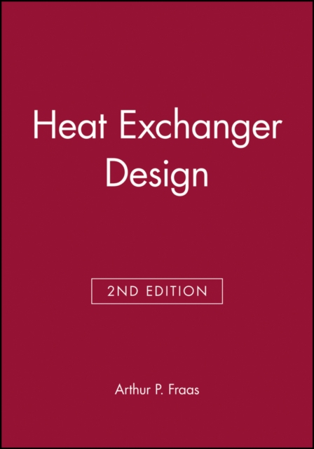 Heat Exchanger Design, Paperback / softback Book