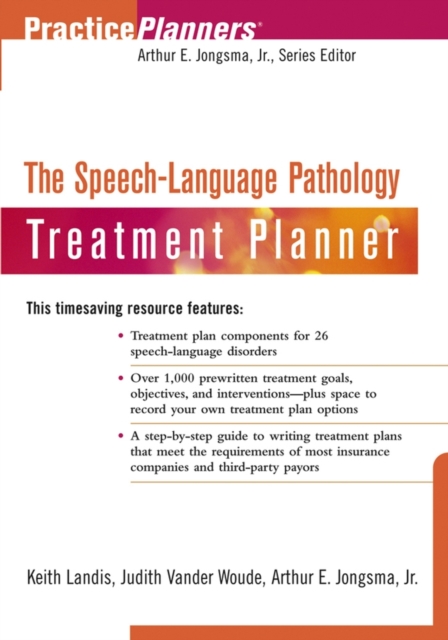 The Speech and Language Pathology Treatment Planner, PDF eBook