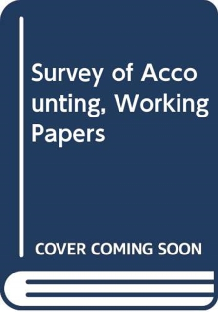 Survey of Accounting : Working Papers, Paperback / softback Book