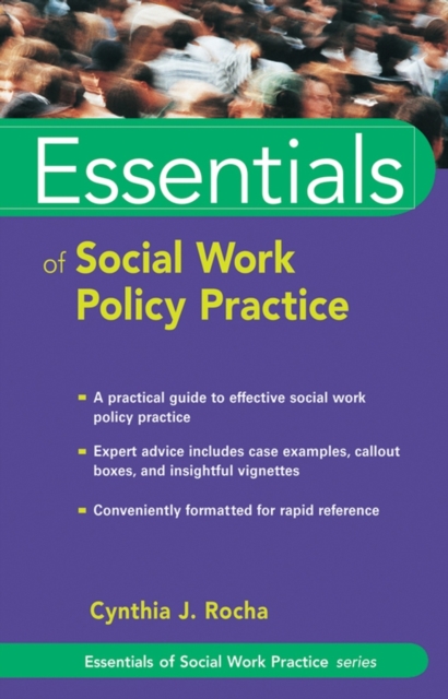 Essentials of Social Work Policy Practice, Paperback / softback Book