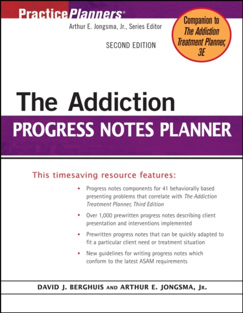The Addiction Progress Notes Planner, PDF eBook