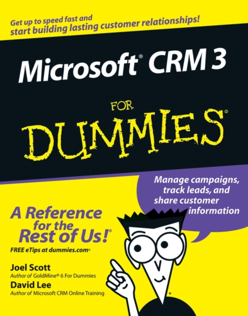 Microsoft Dynamics CRM 3 For Dummies, Paperback Book