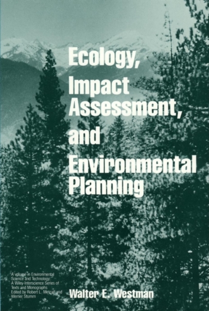 Ecology, Impact Assessment, and Environmental Planning, Paperback / softback Book