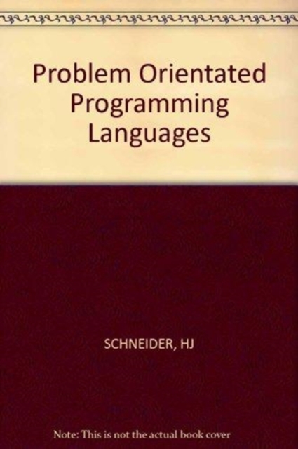 Problem Orientated Programming Languages, Hardback Book