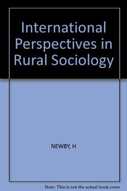 International Perspectives in Rural Sociology, Hardback Book