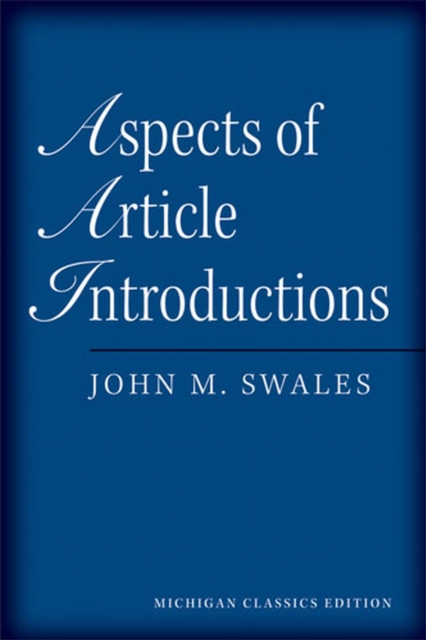 Aspects of Article Introductions, Paperback / softback Book
