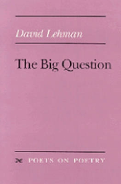 The Big Question, Paperback / softback Book