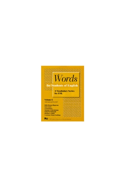 Words for Students of English : A Vocabulary Series for ESL, Paperback / softback Book
