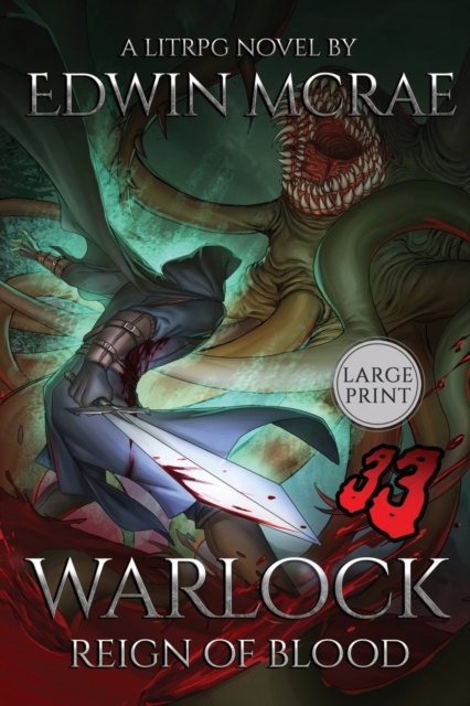 Warlock : Reign of Blood: A LitRPG Novel: Large Print, Paperback / softback Book