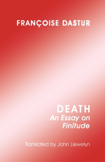 Death : An Essay on Finitude, Hardback Book