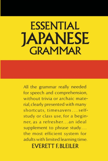 Essential Japanese Grammar, EPUB eBook