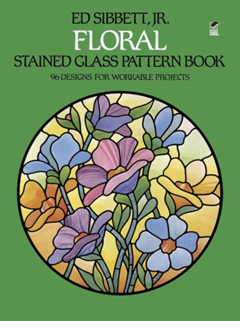 Floral Stained Glass Pattern Book, EPUB eBook