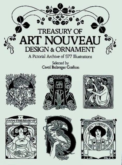 Treasury of Art Nouveau Design & Ornament, Paperback / softback Book