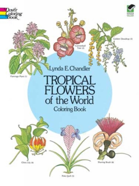 Tropical Flowers of the World Coloring Book, Other merchandise Book