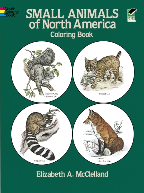 Small Animals of North America Coloring Book, Other merchandise Book