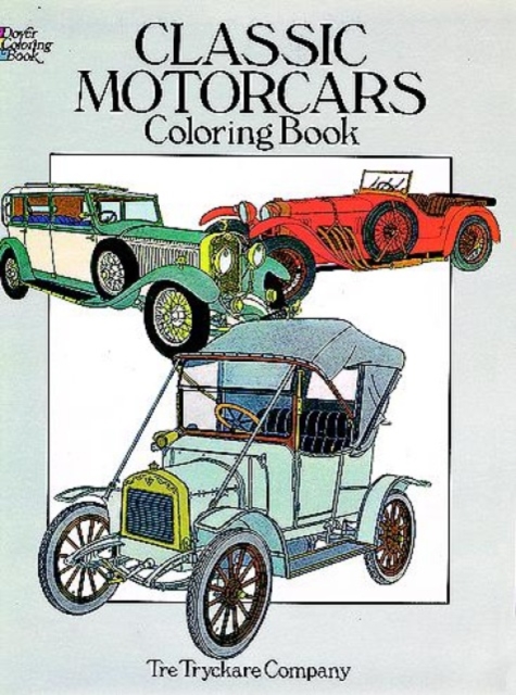 Classic Motorcars Coloring Book, Other merchandise Book