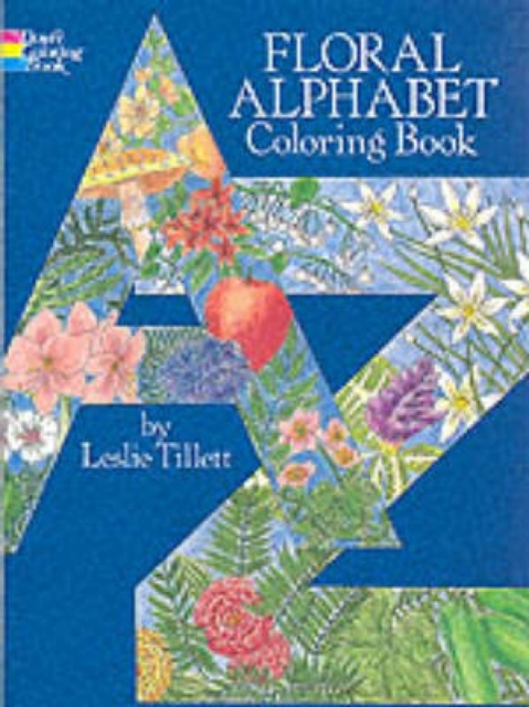 Floral Alphabet Colouring Book, Paperback / softback Book