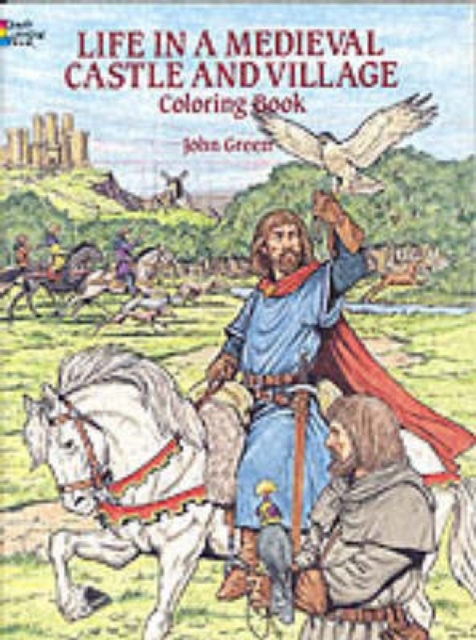 Life in a Medieval Castle Coloring Book, Paperback / softback Book