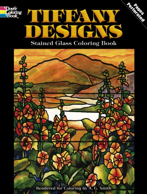 Tiffany Designs Stained Glass Coloring Book, Paperback / softback Book