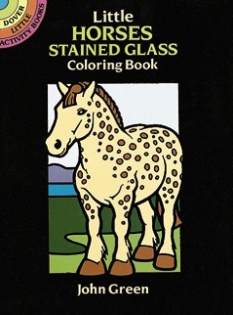 Little Horses Stained Glass Colouring Book, Paperback / softback Book