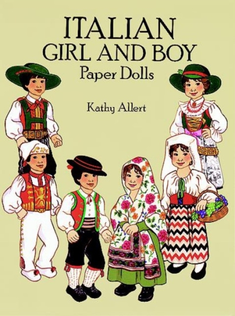 Italian Girl and Boy Paper Dolls, Other printed item Book