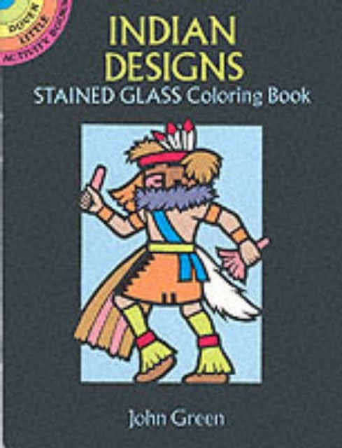 Indian Designs Stained Glass Colouring Book, Paperback / softback Book