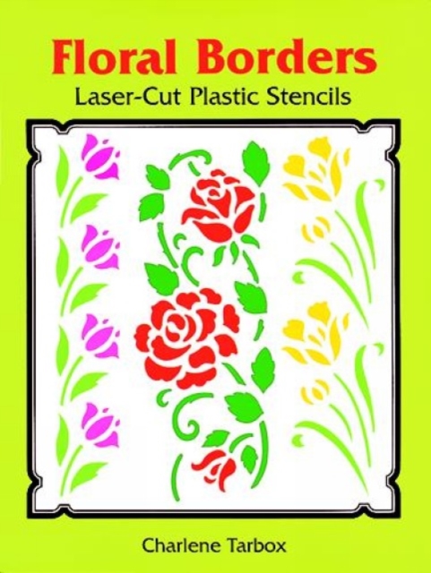 Floral Borders Laser-Cut Plastic Stencils, Other merchandise Book