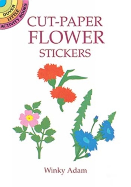 Cut-Paper Flower Stickers, Stickers Book