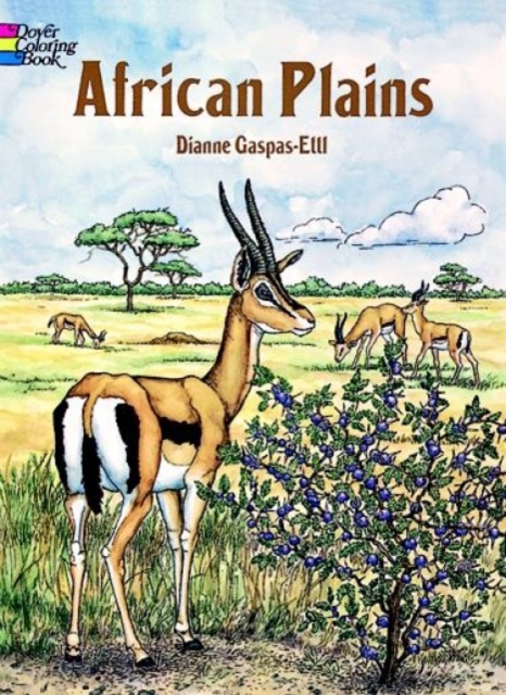 African Plains Coloring Book, Other merchandise Book